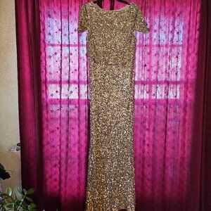 Gold Sequin Gown